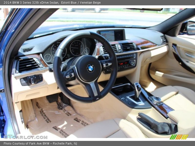 Venetian Beige Interior - 2014 3 Series 328i xDrive Sedan 