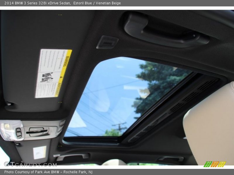 Estoril Blue / Venetian Beige 2014 BMW 3 Series 328i xDrive Sedan
