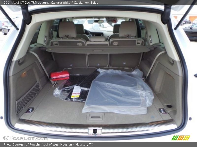 Carrara White / Cardamom Beige 2014 Audi Q7 3.0 TFSI quattro