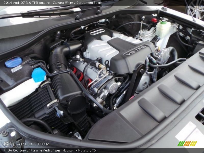 Carrara White / Cardamom Beige 2014 Audi Q7 3.0 TFSI quattro