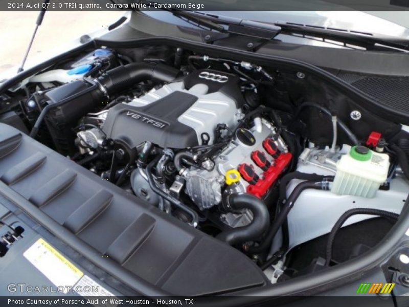 Carrara White / Cardamom Beige 2014 Audi Q7 3.0 TFSI quattro