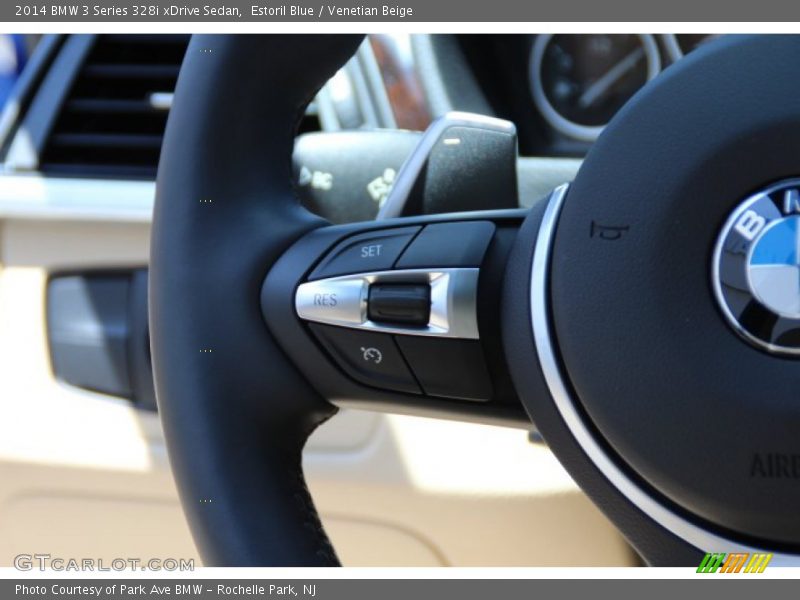 Estoril Blue / Venetian Beige 2014 BMW 3 Series 328i xDrive Sedan