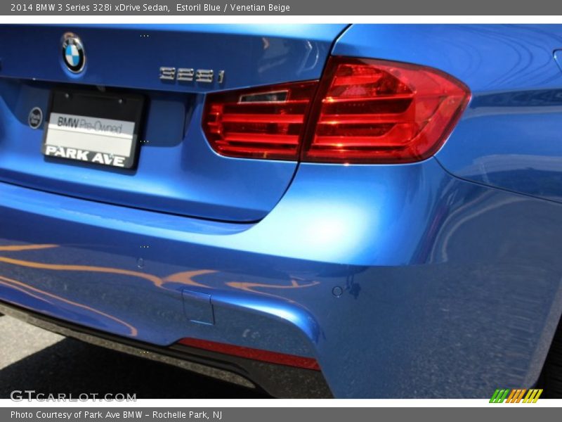 Estoril Blue / Venetian Beige 2014 BMW 3 Series 328i xDrive Sedan