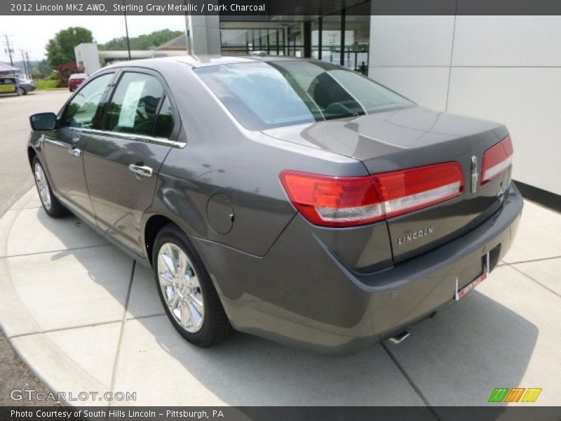 Sterling Gray Metallic / Dark Charcoal 2012 Lincoln MKZ AWD