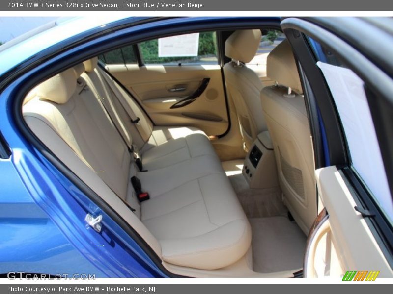 Estoril Blue / Venetian Beige 2014 BMW 3 Series 328i xDrive Sedan