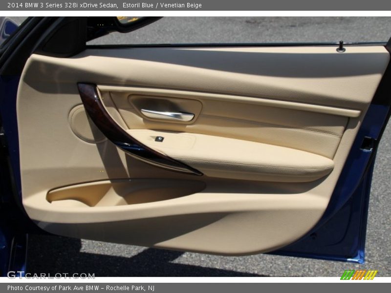 Estoril Blue / Venetian Beige 2014 BMW 3 Series 328i xDrive Sedan