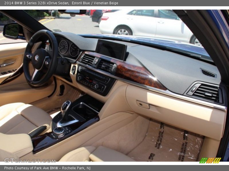 Estoril Blue / Venetian Beige 2014 BMW 3 Series 328i xDrive Sedan