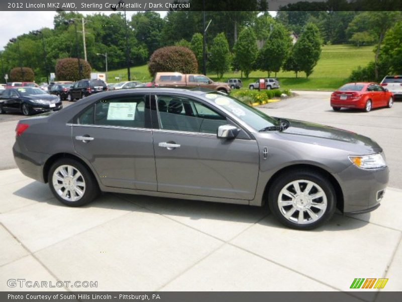Sterling Gray Metallic / Dark Charcoal 2012 Lincoln MKZ AWD