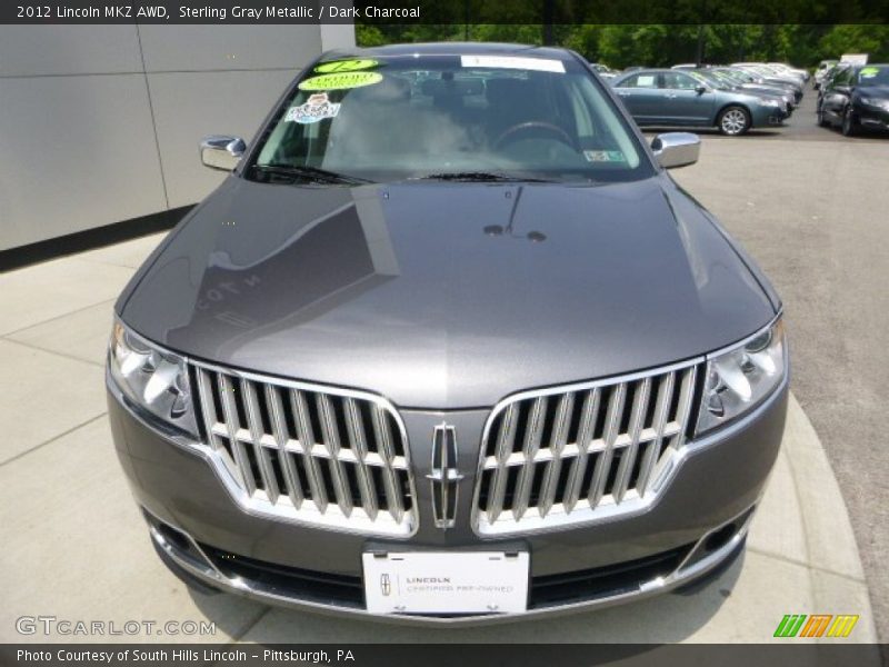 Sterling Gray Metallic / Dark Charcoal 2012 Lincoln MKZ AWD