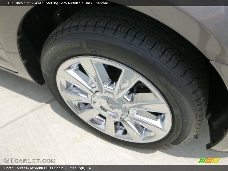 Sterling Gray Metallic / Dark Charcoal 2012 Lincoln MKZ AWD