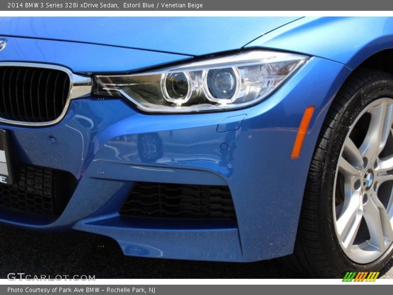 Estoril Blue / Venetian Beige 2014 BMW 3 Series 328i xDrive Sedan