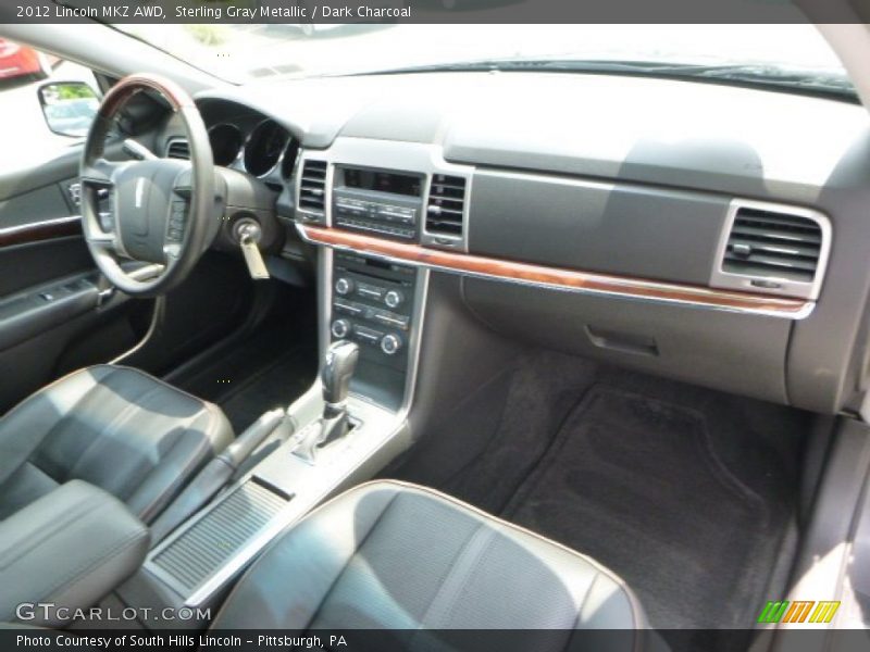 Sterling Gray Metallic / Dark Charcoal 2012 Lincoln MKZ AWD