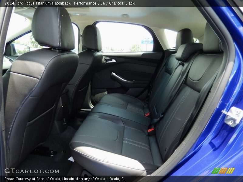 Performance Blue / Charcoal Black 2014 Ford Focus Titanium Hatchback