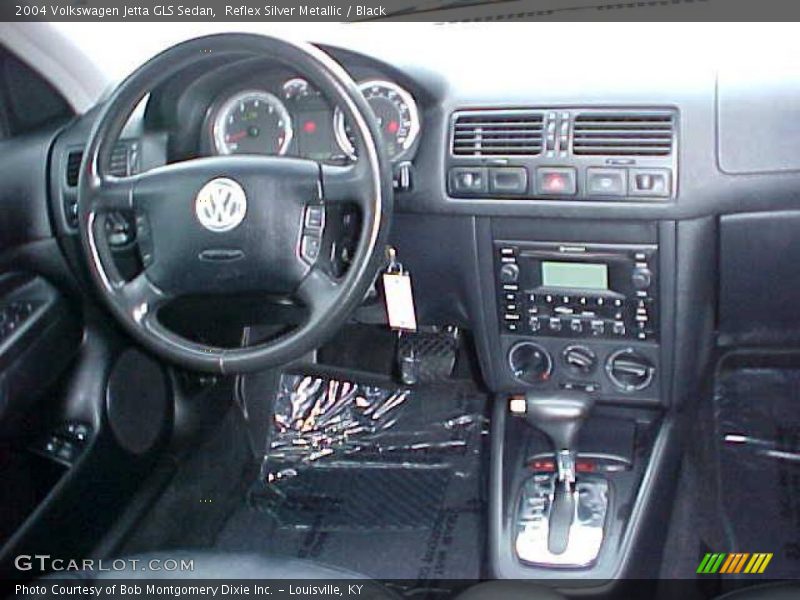 Reflex Silver Metallic / Black 2004 Volkswagen Jetta GLS Sedan