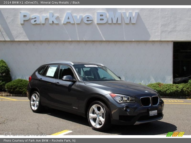 Mineral Grey Metallic / Black 2014 BMW X1 xDrive35i