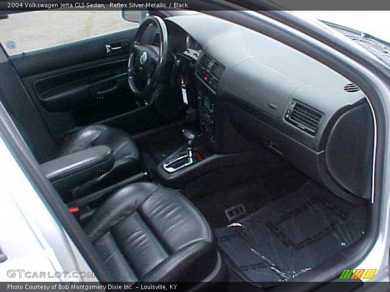 Reflex Silver Metallic / Black 2004 Volkswagen Jetta GLS Sedan