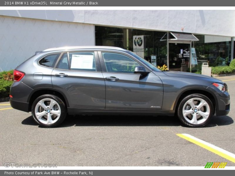 Mineral Grey Metallic / Black 2014 BMW X1 xDrive35i