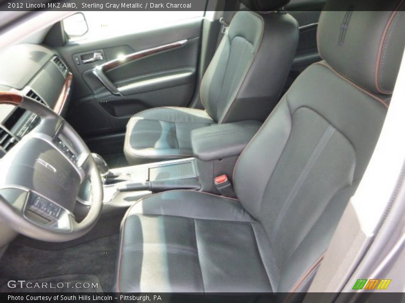 Sterling Gray Metallic / Dark Charcoal 2012 Lincoln MKZ AWD