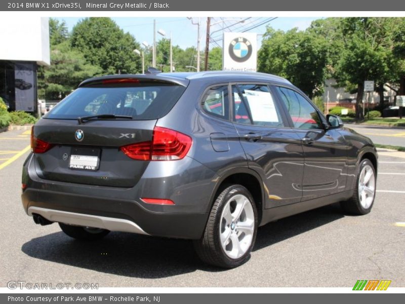 Mineral Grey Metallic / Black 2014 BMW X1 xDrive35i