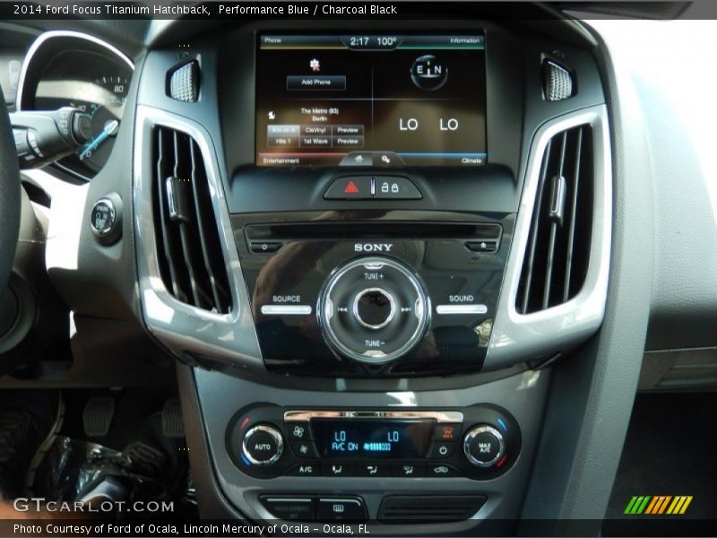 Performance Blue / Charcoal Black 2014 Ford Focus Titanium Hatchback