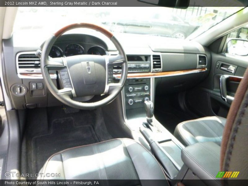 Sterling Gray Metallic / Dark Charcoal 2012 Lincoln MKZ AWD