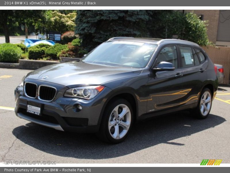Mineral Grey Metallic / Black 2014 BMW X1 xDrive35i