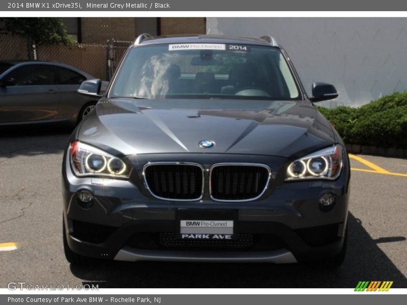 Mineral Grey Metallic / Black 2014 BMW X1 xDrive35i