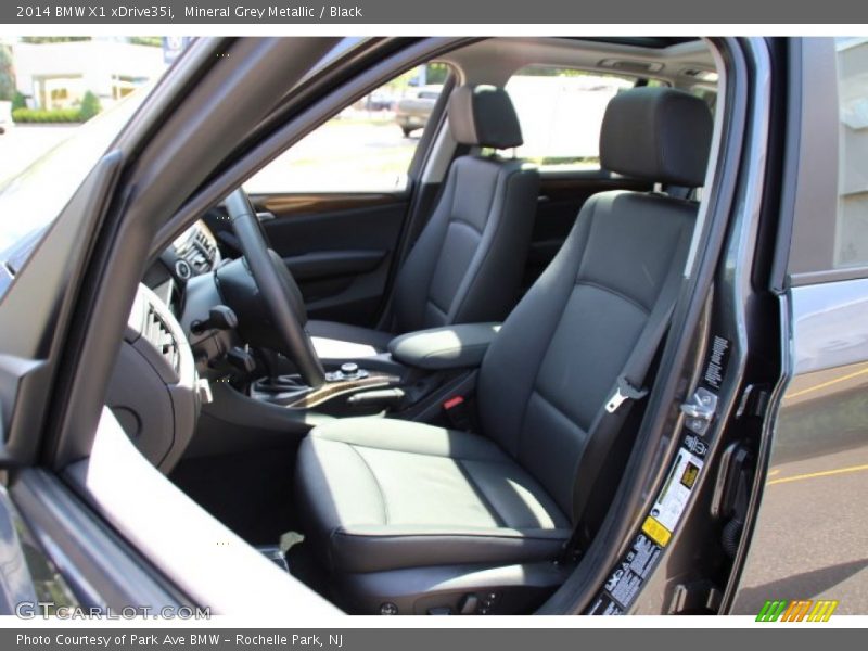 Mineral Grey Metallic / Black 2014 BMW X1 xDrive35i