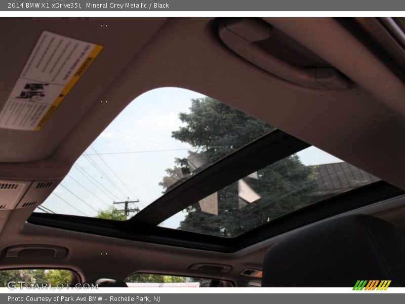 Mineral Grey Metallic / Black 2014 BMW X1 xDrive35i