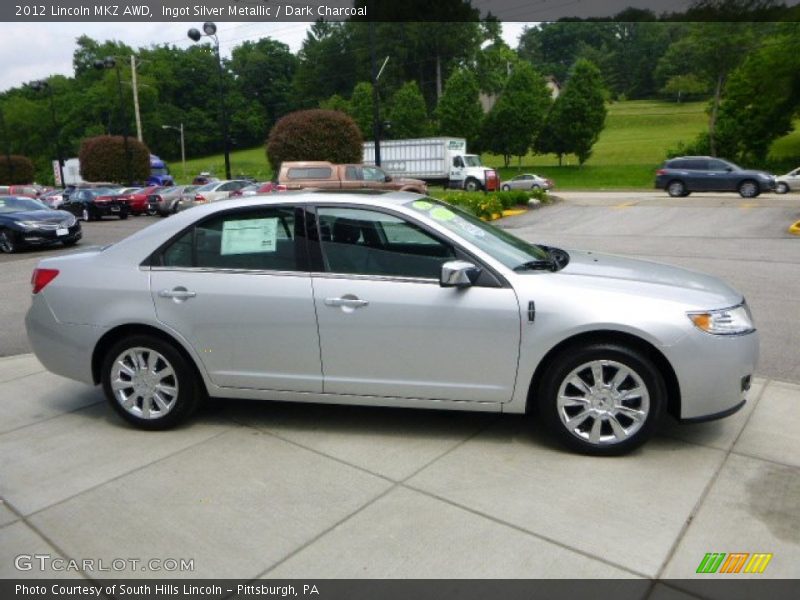 Ingot Silver Metallic / Dark Charcoal 2012 Lincoln MKZ AWD