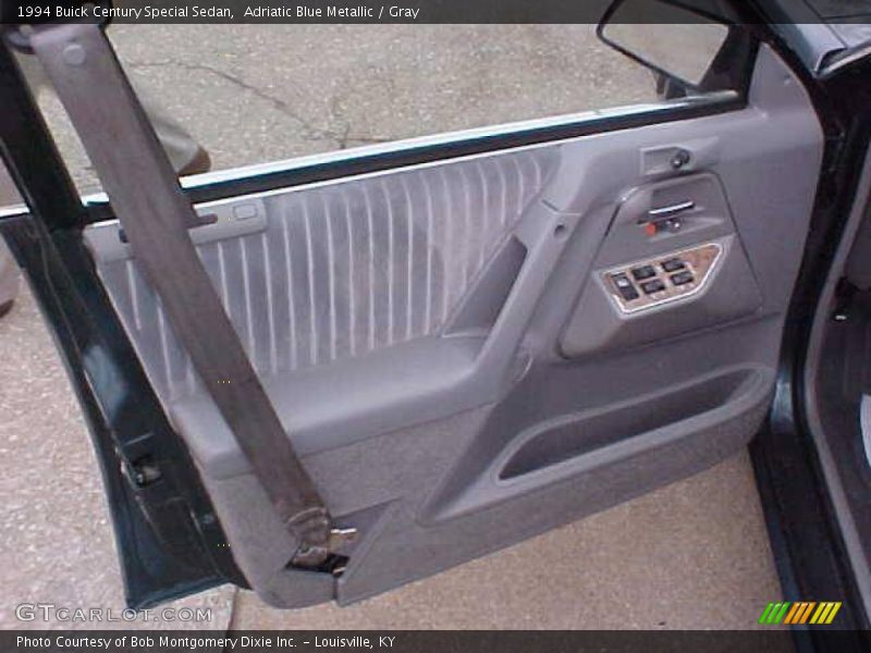 Adriatic Blue Metallic / Gray 1994 Buick Century Special Sedan
