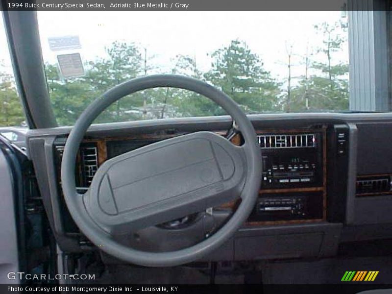 Adriatic Blue Metallic / Gray 1994 Buick Century Special Sedan