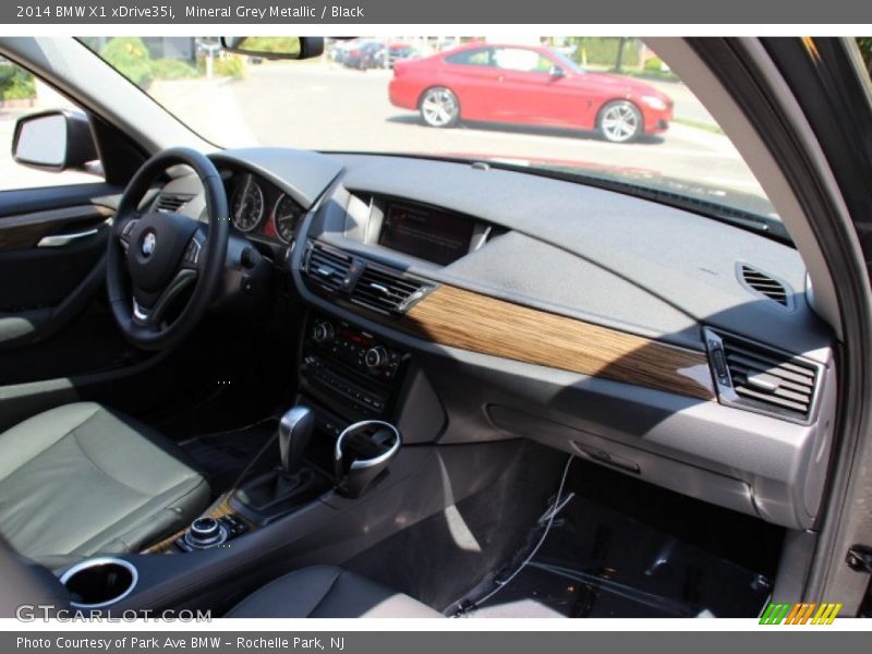 Mineral Grey Metallic / Black 2014 BMW X1 xDrive35i