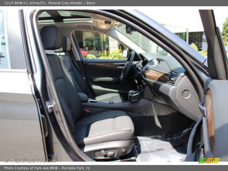 Mineral Grey Metallic / Black 2014 BMW X1 xDrive35i