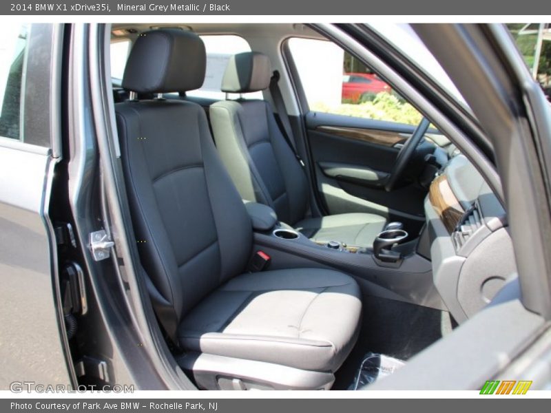 Mineral Grey Metallic / Black 2014 BMW X1 xDrive35i
