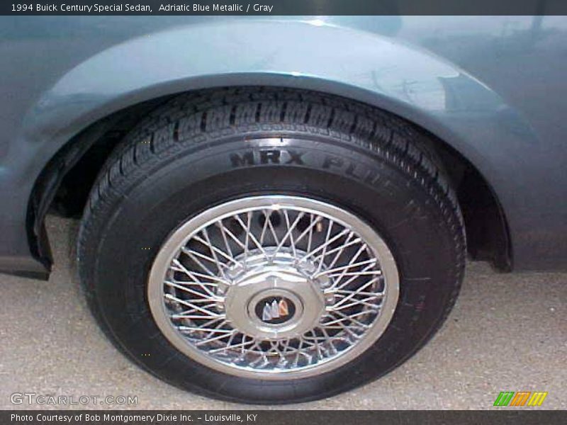 Adriatic Blue Metallic / Gray 1994 Buick Century Special Sedan