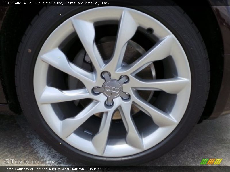 Shiraz Red Metallic / Black 2014 Audi A5 2.0T quattro Coupe
