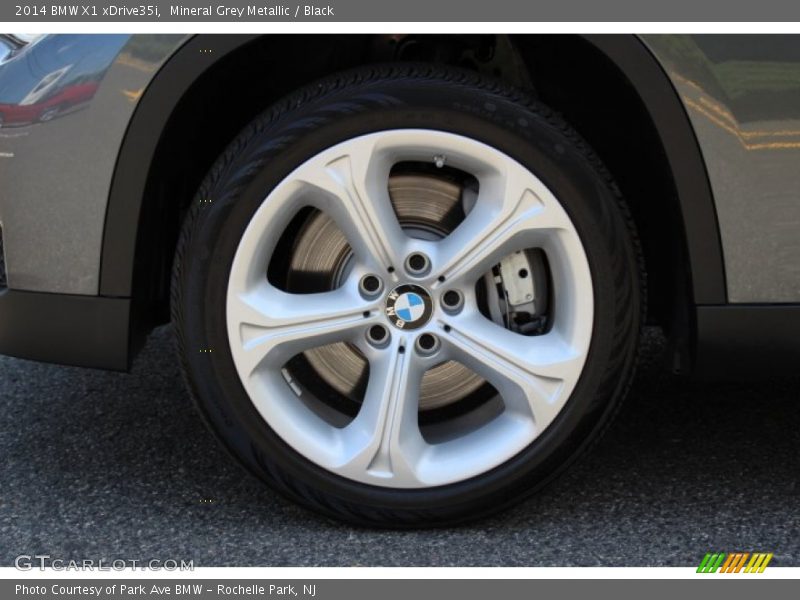 Mineral Grey Metallic / Black 2014 BMW X1 xDrive35i