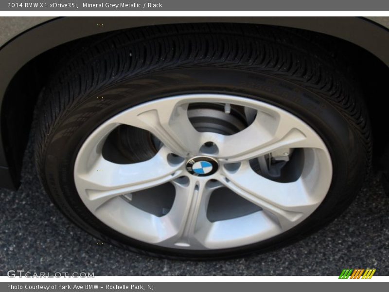 Mineral Grey Metallic / Black 2014 BMW X1 xDrive35i