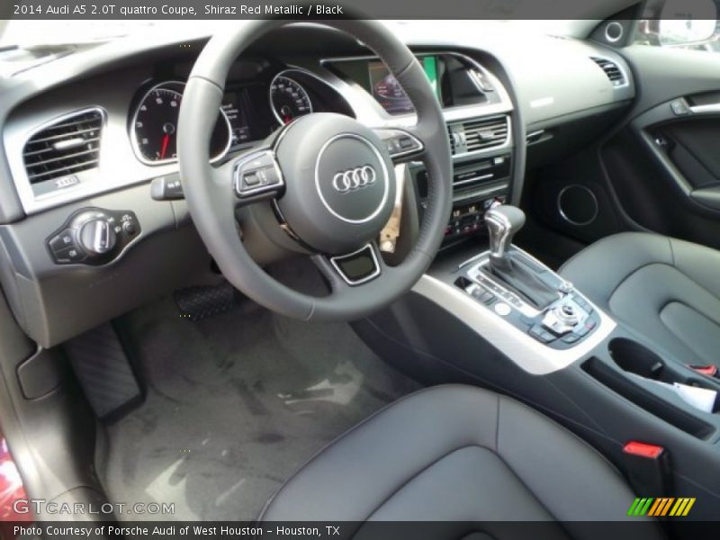 Shiraz Red Metallic / Black 2014 Audi A5 2.0T quattro Coupe