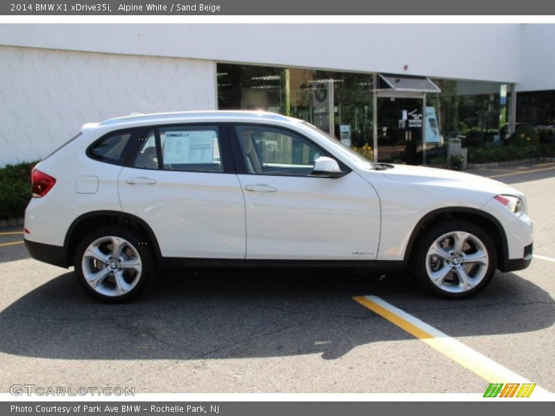 Alpine White / Sand Beige 2014 BMW X1 xDrive35i