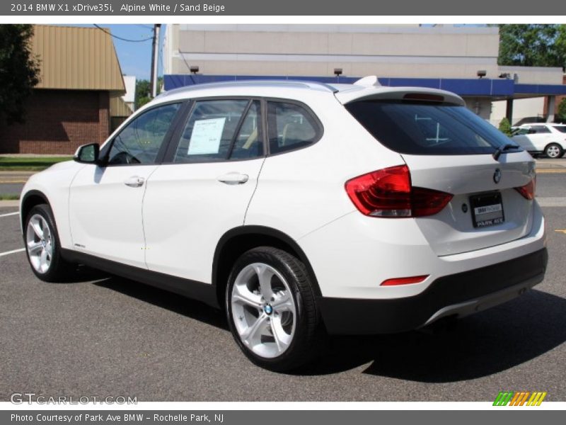 Alpine White / Sand Beige 2014 BMW X1 xDrive35i