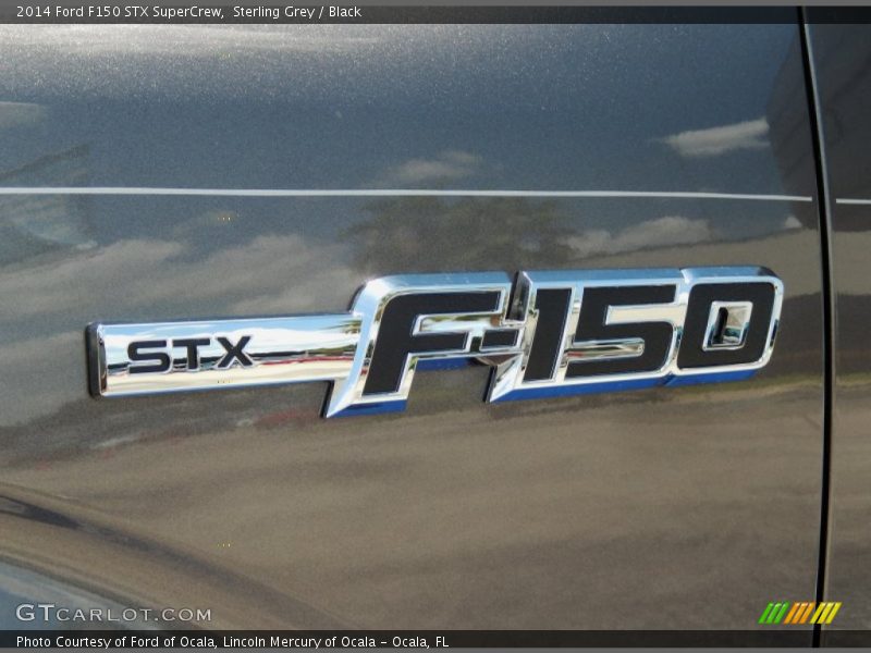 Sterling Grey / Black 2014 Ford F150 STX SuperCrew