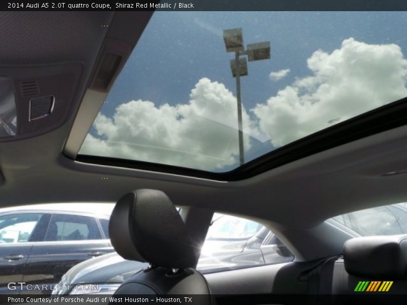 Shiraz Red Metallic / Black 2014 Audi A5 2.0T quattro Coupe