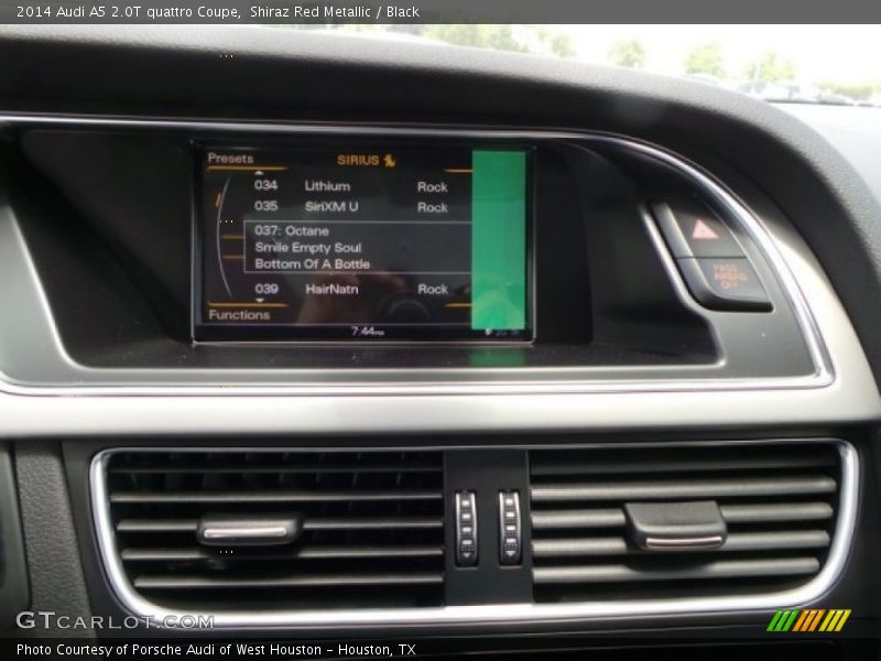Shiraz Red Metallic / Black 2014 Audi A5 2.0T quattro Coupe