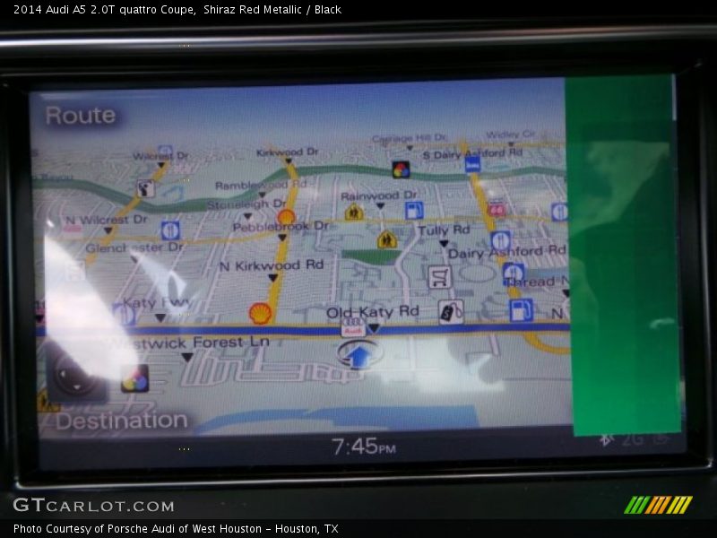 Shiraz Red Metallic / Black 2014 Audi A5 2.0T quattro Coupe