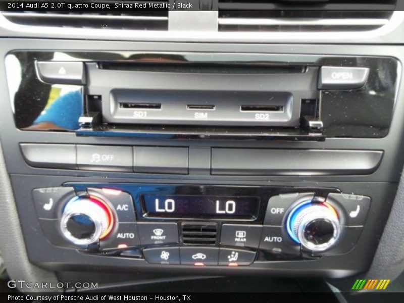 Shiraz Red Metallic / Black 2014 Audi A5 2.0T quattro Coupe