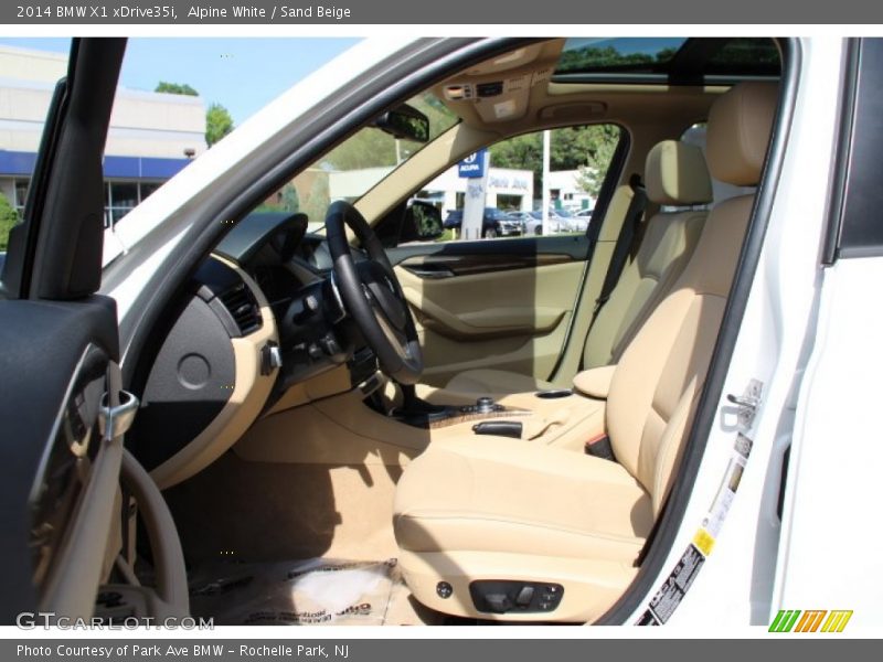 Alpine White / Sand Beige 2014 BMW X1 xDrive35i