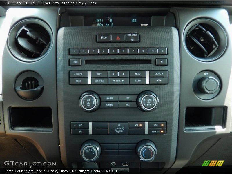 Sterling Grey / Black 2014 Ford F150 STX SuperCrew