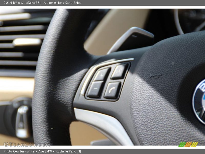 Alpine White / Sand Beige 2014 BMW X1 xDrive35i